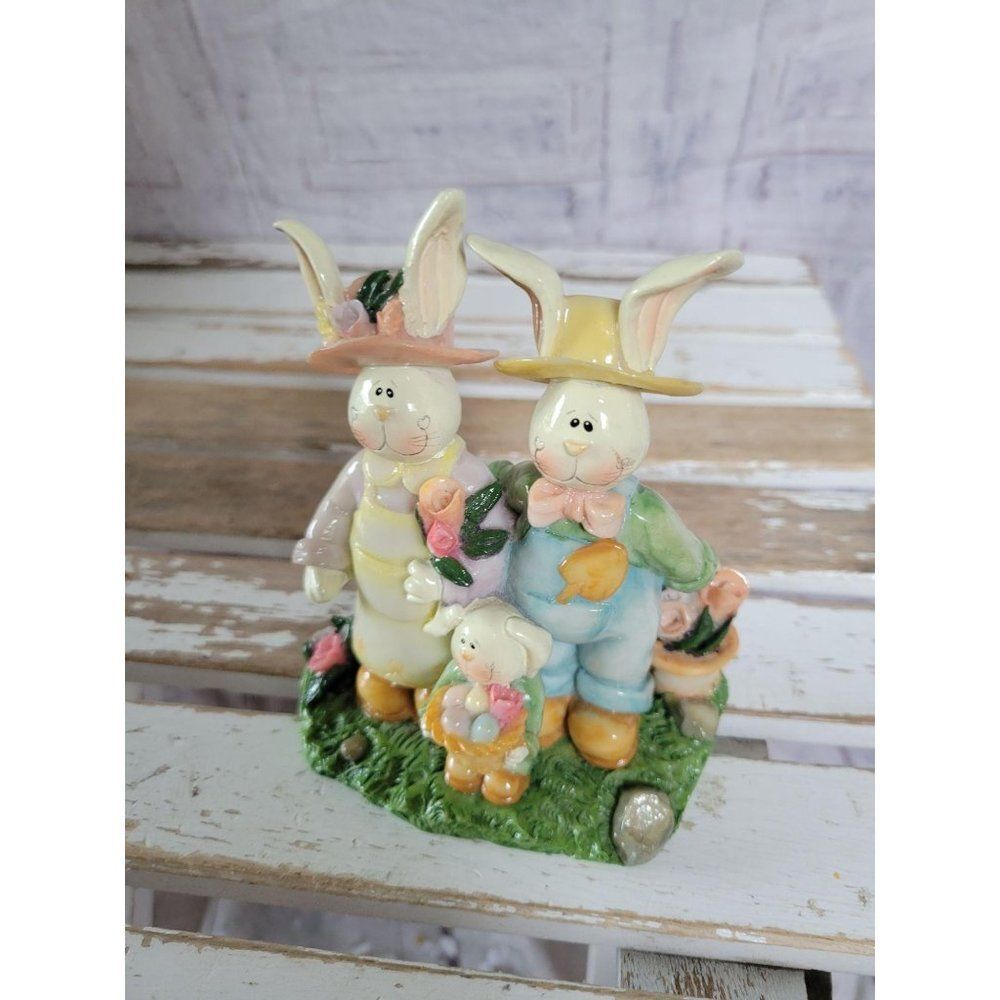 Crazy mountain Easter Bunny family spring rabbit f‎